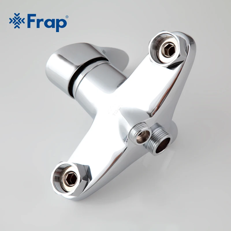 Смеситель для душа Frap 1 комплект кран холодной и горячей ванны хромированная