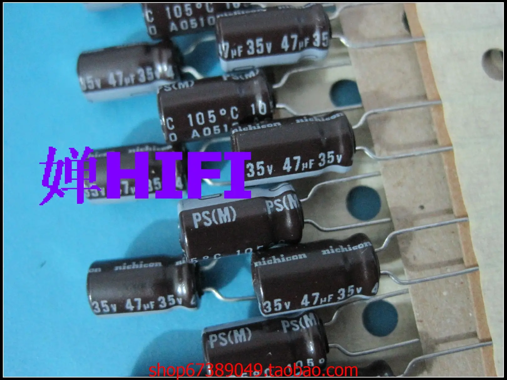 

2020 hot sale 20PCS/50PCS Japan nichicon original PS electrolytic capacitor 35v47uf 6x11 free shipping