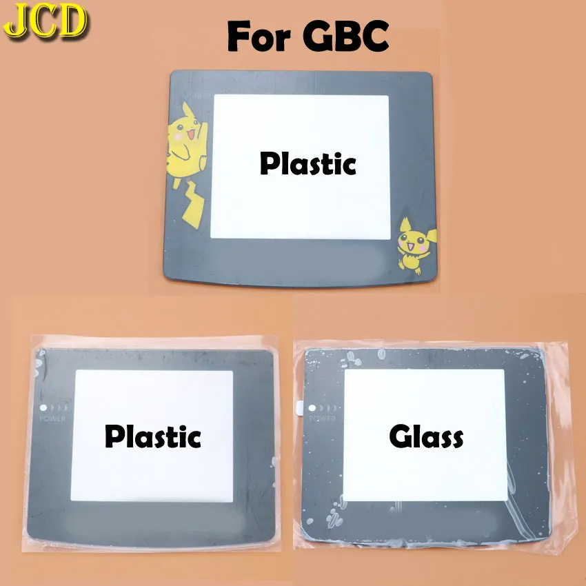JCD 1 шт. пластиковый стеклянный объектив для GBC крышка объектива Gameboy цветная