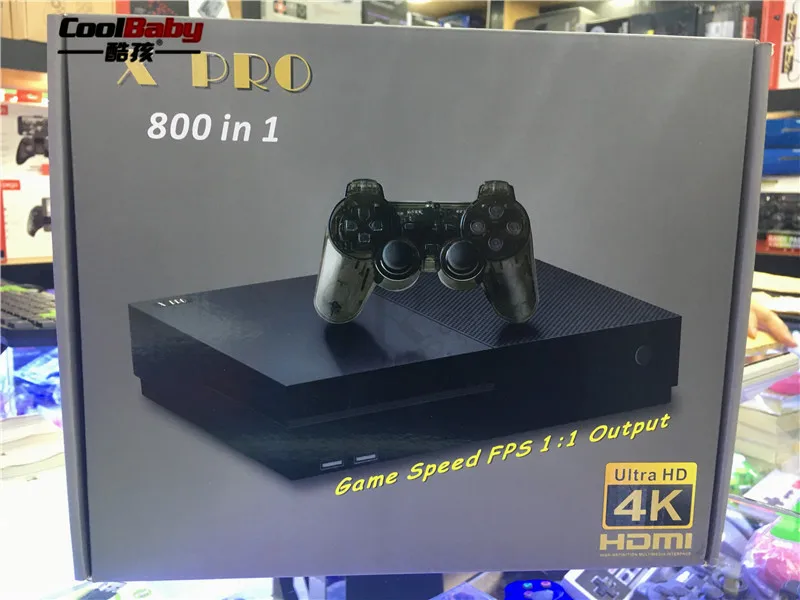 Игровая консоль 64 бита 4K Hdmi ретро 800 классических семейных видеоигр игровая для