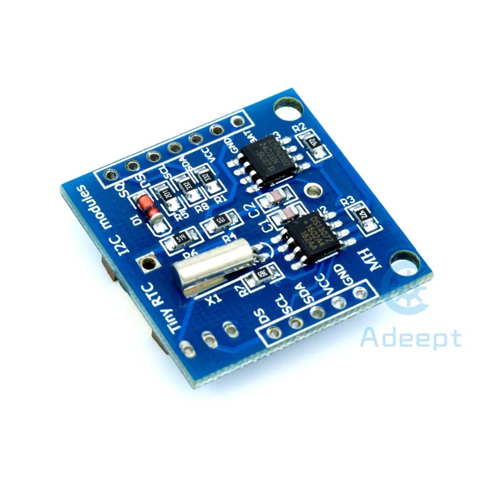 Adeept I2C RTC DS1307 AT24C32 Real Time Clock Module For Arduino Raspberry Pi Freeshipping diy diykit | Электроника