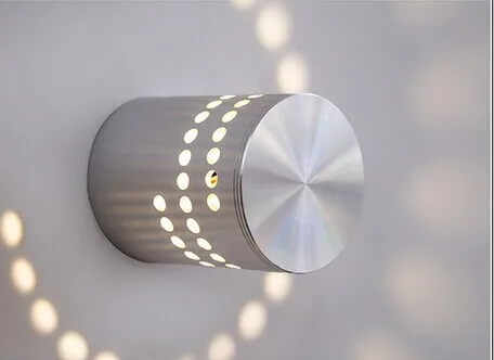 Современный светодиодный настенный светильник 3 Вт алюминиевая настенная лампа