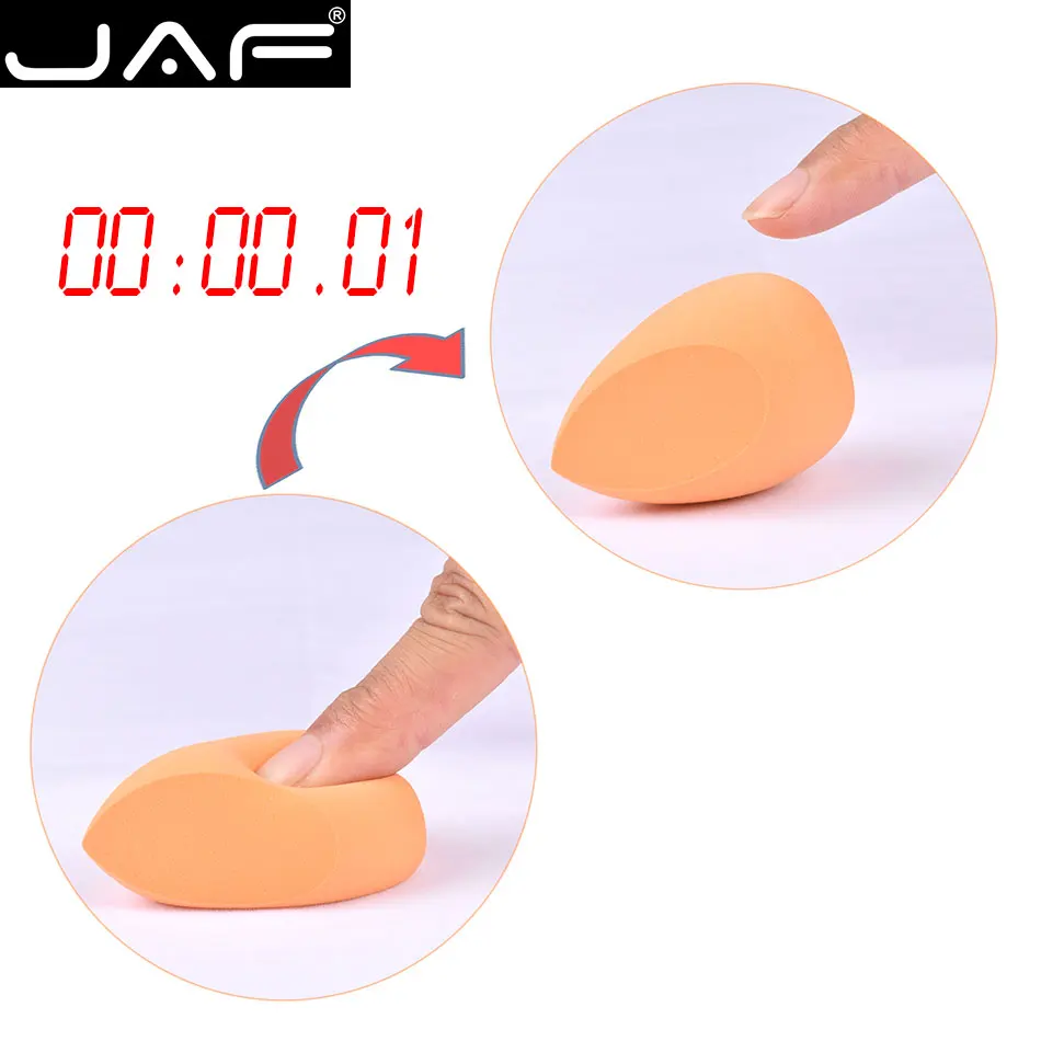 JAF Cosmetic Powder Puff Makeup Sponge Blender, Foundation Make Up Sponge for Face, Soft Miracle Complexion Concealer Makeup Egg