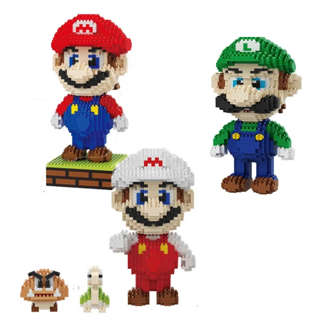 2019 игра Супер Марио микро здания конструктор Сделай Сам игрушки Фигурки дети