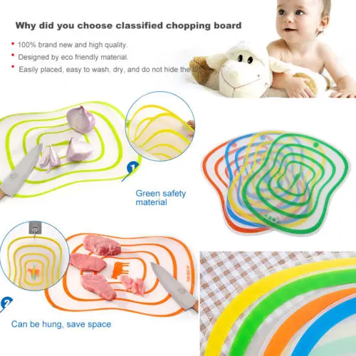 4 шт. в наборе антибактериальная разделочная доска для приготовления пищи