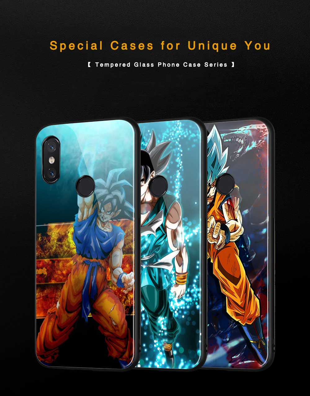 Чехол FinderCase для Xiaomi mi x 3, чехол из закаленного стекла с жесткой задней поверхностью Dragon Ball Z, чехол Гоку для Xiaomi mi 6 8 9 SE lite mi x 2 2 s 3 max 3