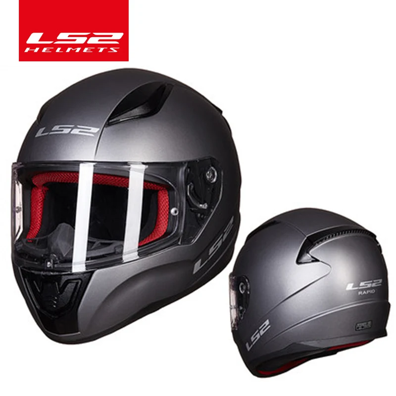 metal LS2 FF353 Быстрый анфас мото rcycle шлем ABS безопасная структура moto capacete для мужчин и женщин анти-туман шлем - Цвет: metal