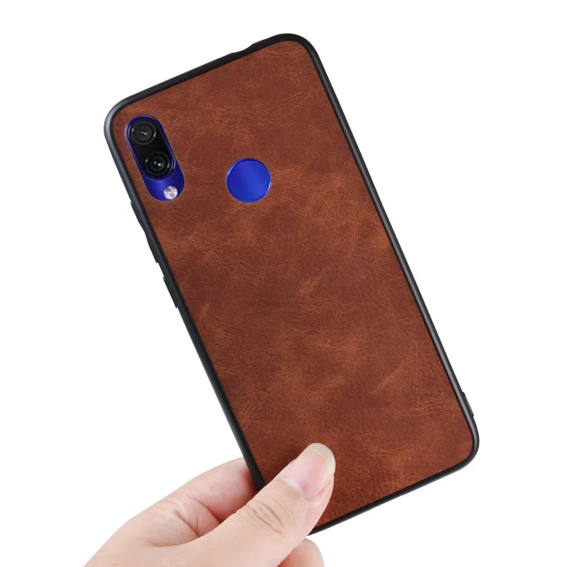 Модный силиконовый мягкий чехол из ТПУ для Xiaomi Redmi Note 7 милый искусственной кожи