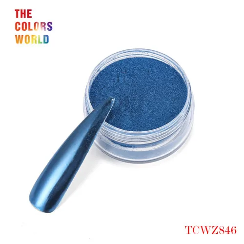 TCWZ846 20g TCT-239 зеркальный порошковый эффект хромированные ногти пигментный Гель-лак дизайн ногтей маникюр украшение тени для век макияж хна тату сделай сам - Цвет: TCWZ846 20g