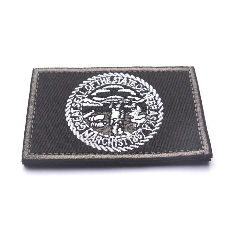 Нашивка в виде флага Небраски нашивка тактическая на боевой дух 3D вышитая