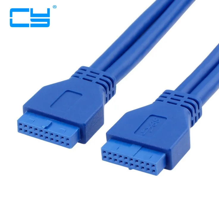1 шт. 20 контактный Штекерный разъем для материнской платы USB 3 0 Удлинительный