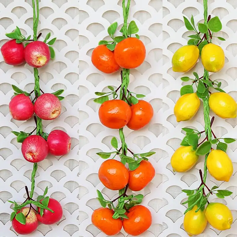 Искусственный перец искусственная кожа поддельный лимон для еды овощей дома