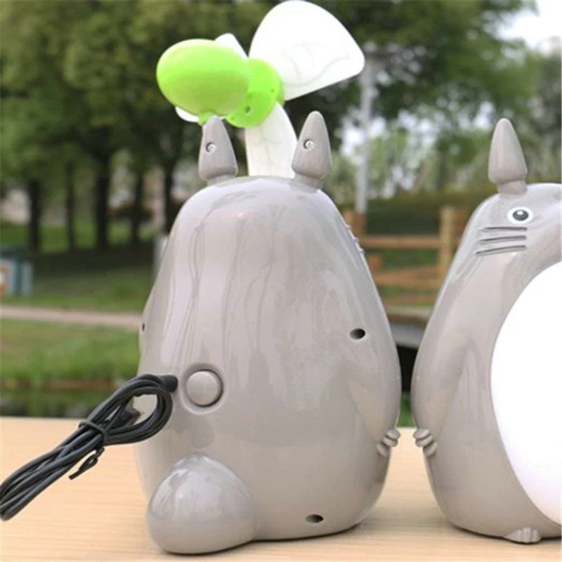 Настольная лампа Kawaii для фанатов Тоторо Usb Перезаряжаемый светодиодный ночник