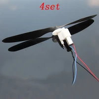 4sets remote control aircraft deceleration group 7208520 hollow cup gear motor 3 7v45000rpm fr rc differential gearbox