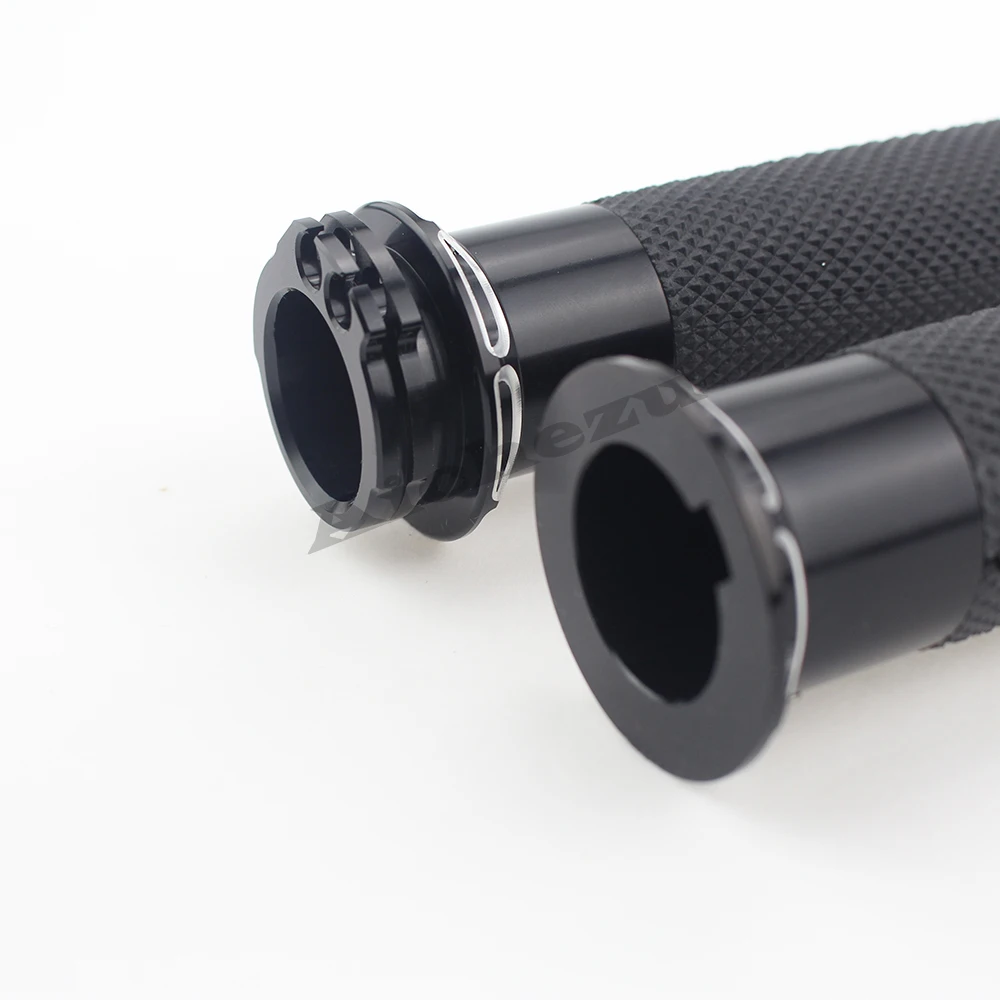 

ACZ Motorcycle 25mm Grips Handle Bar Grip Aluminum Dual Density Protector Handlebar For Harley Sportster Touring Dyna Softail