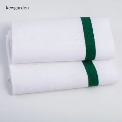 Kewgarden 85*15 см эластичные полосатые ребра манжеты аксессуары для одежды стрейч вязать нить ткань куртка толстовка декольте 2 шт./партия