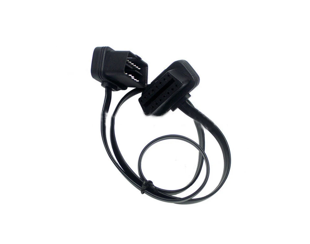 Кабель 16 Pin 8-ядерный OBD 2 разветвитель адаптер кабель-удлинитель Мужской к женскому разъему OBD2 на Интерфейс линии