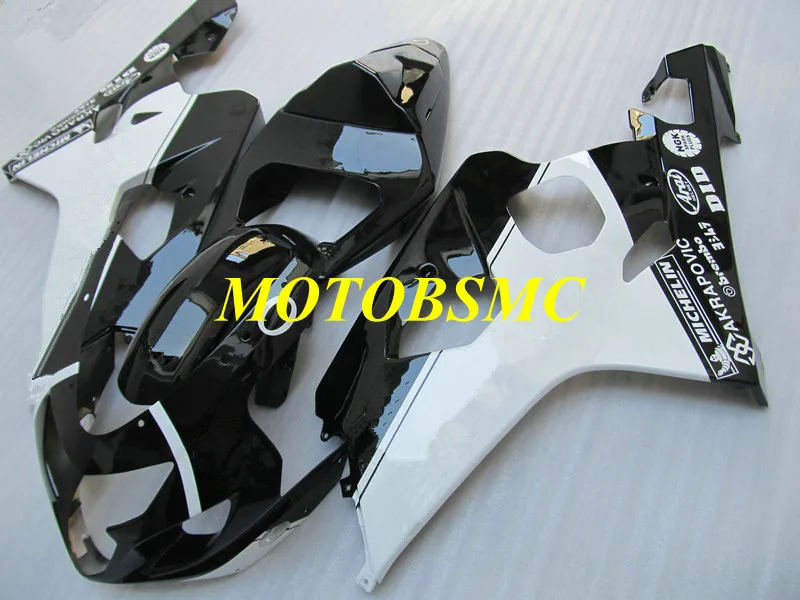 Набор обтекателей мотоцикла для GSXR600 750 K4 04 05 GSXR 600 GSXR750 2004 2005 ABS Whtie глянцевый черный
