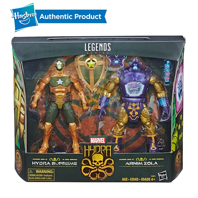 Hasbro Marvel легенды град Hydra Arnim золой и высшим Капитан Америка 6-дюймовый фигурки 2 шт. в упаковке, для мальчиков и девочек по хорошей цене