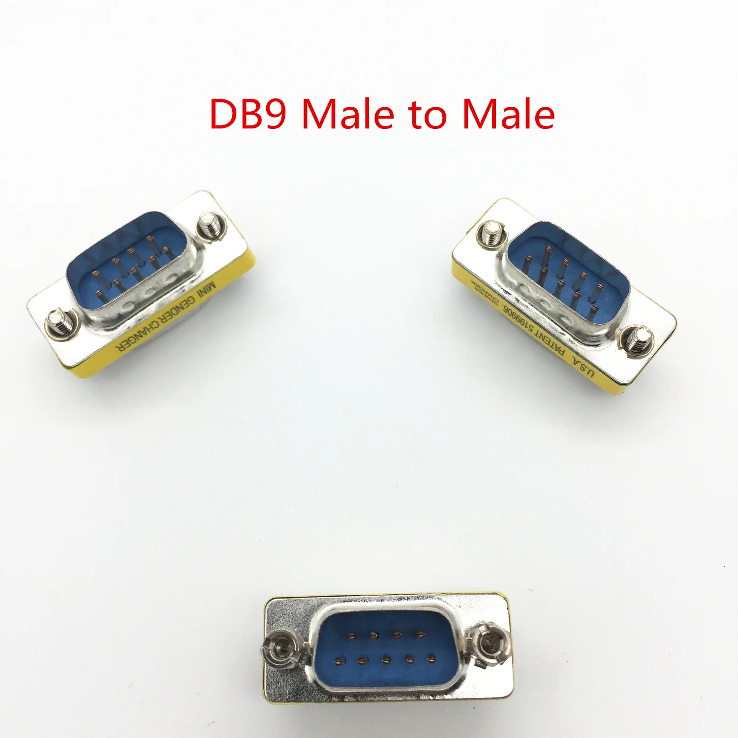 

Free Delivery Serial RS232 9-PIn DB9 Male To Male Gender Changer Adapter RS 232