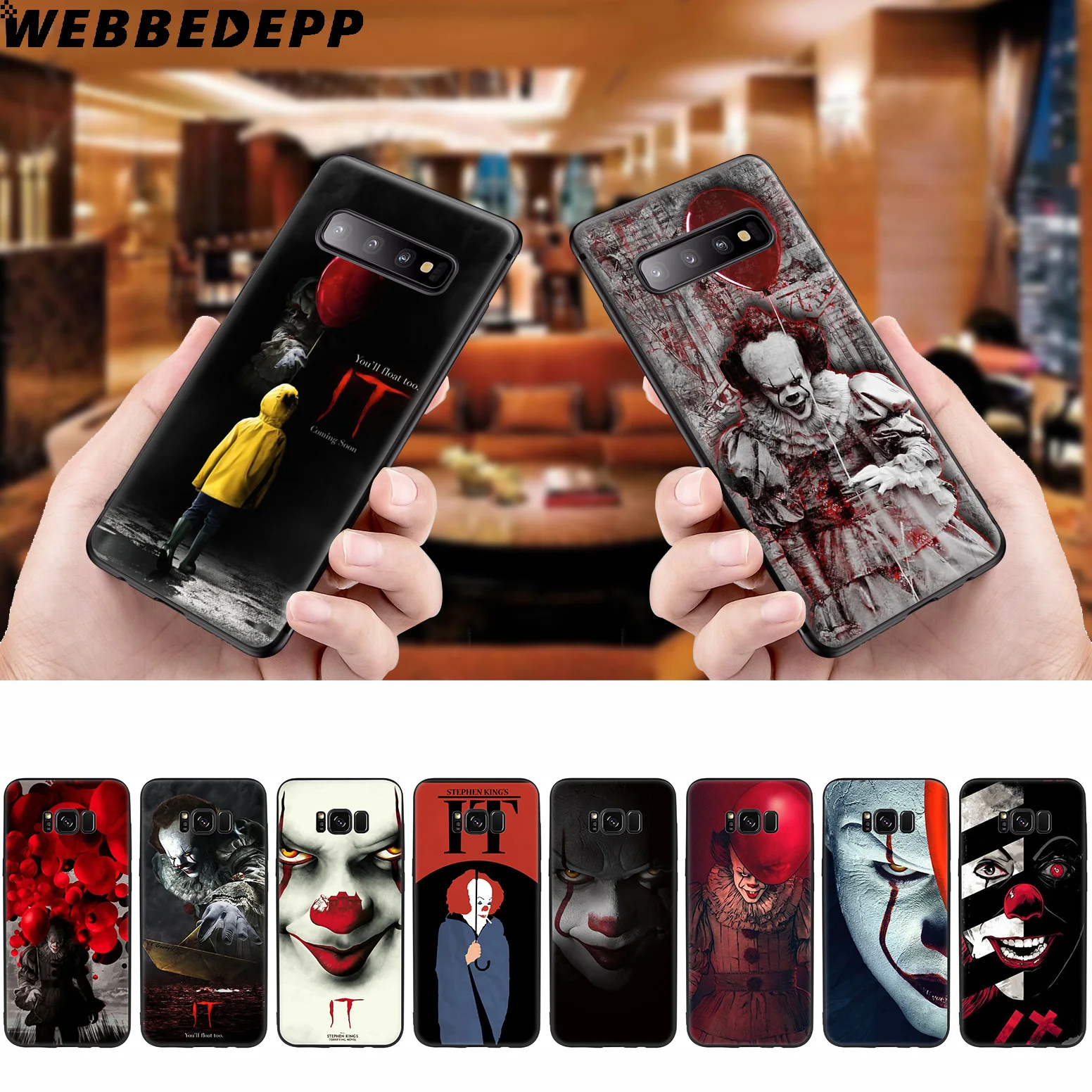 WEBBEDEPP Stephen King It мягкий чехол для Samsung Galaxy S10 S10e S9 S8 Plus S7 S6 Edge & J6 2018 Note 10 9 8 |
