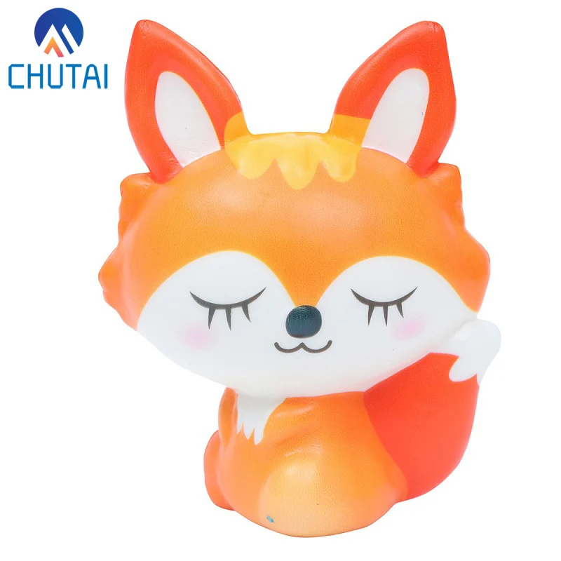 Kawaii Lovely Fox Squishy Slow Rising крем ароматическая декомпрессия снятие стресса сжимаемые