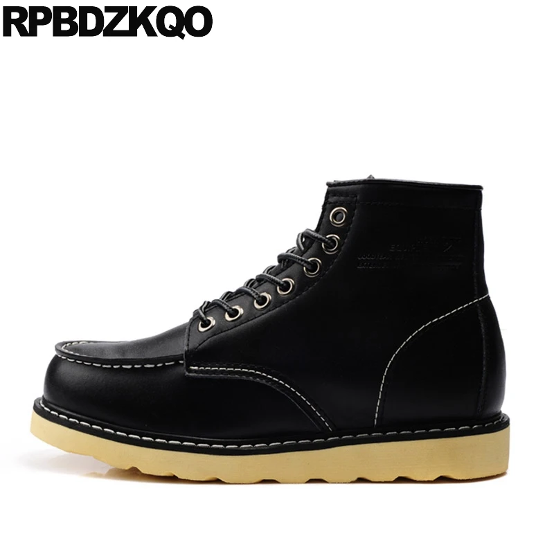Военные ботинки в британском стиле армейские боевые рабочие ботильоны на