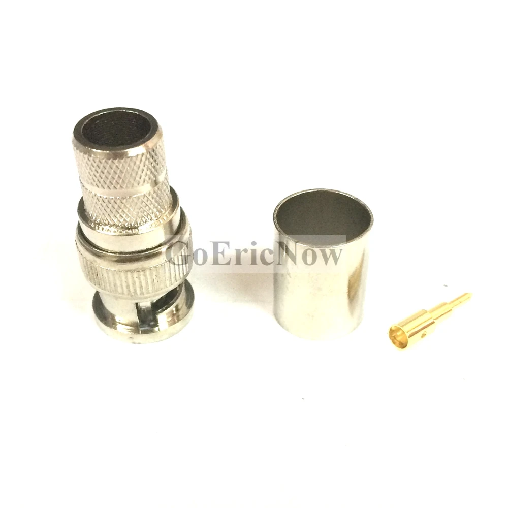 10 шт. RF коаксиальный 50 Ом BNC разъем мама/папа для 7 RG8 LMR400 RG213 адаптера|male connector|male