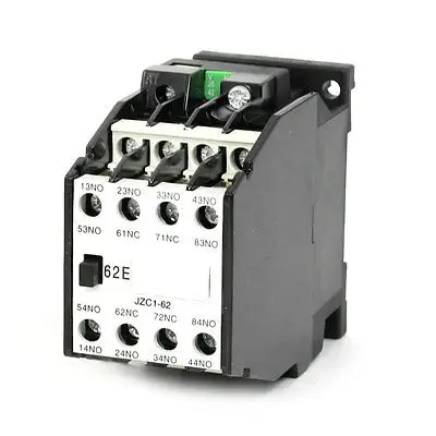 JZC1-62 контактор переменного тока Тип реле 36В 50Гц напряжение катушки 3-фазный 6NO + 2NC |