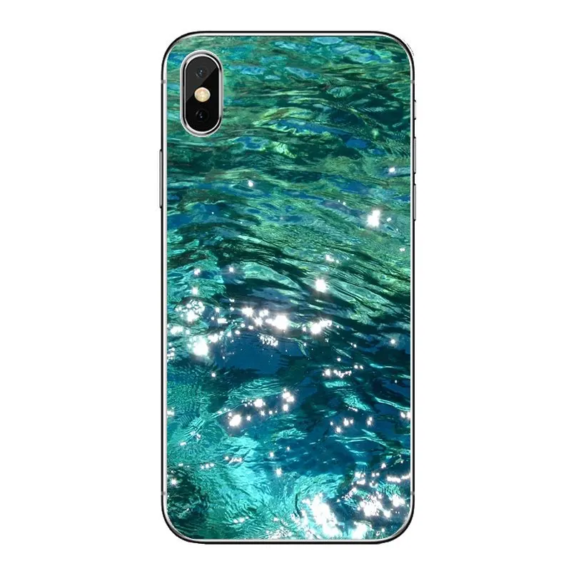 Для samsung Galaxy A5 A6 A7 A8 A9 J4 J5 J7 J8 2017 2018 Plus Prime прозрачные мягкие чехлы для морской воды |