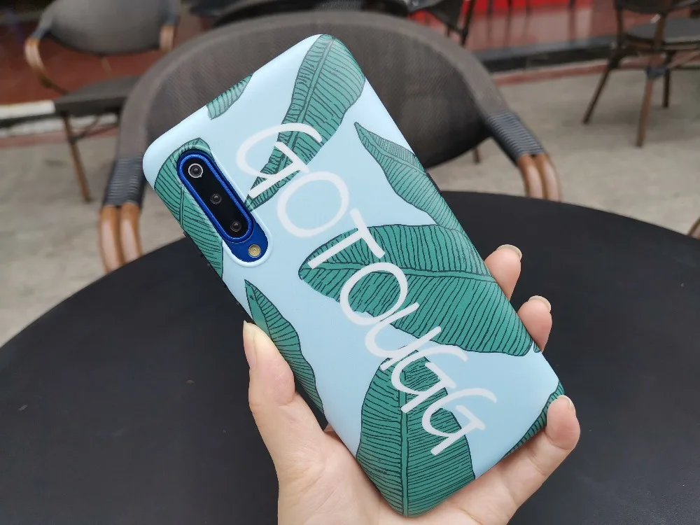 Чехол для Xiaomi Mi 9 мягкий силиконовый чехол из ТПУ с узором IMD Для Mi9 кольцом Brack # VA