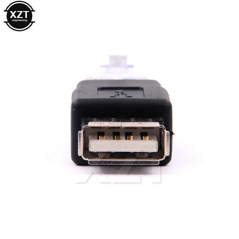 1 шт. сетевой кабель LAN Ethernet конвертер Трансвертер разъем pc кристалл голова RJ45 штекер USB 2,0 AF гнездовой разъем для ноутбука