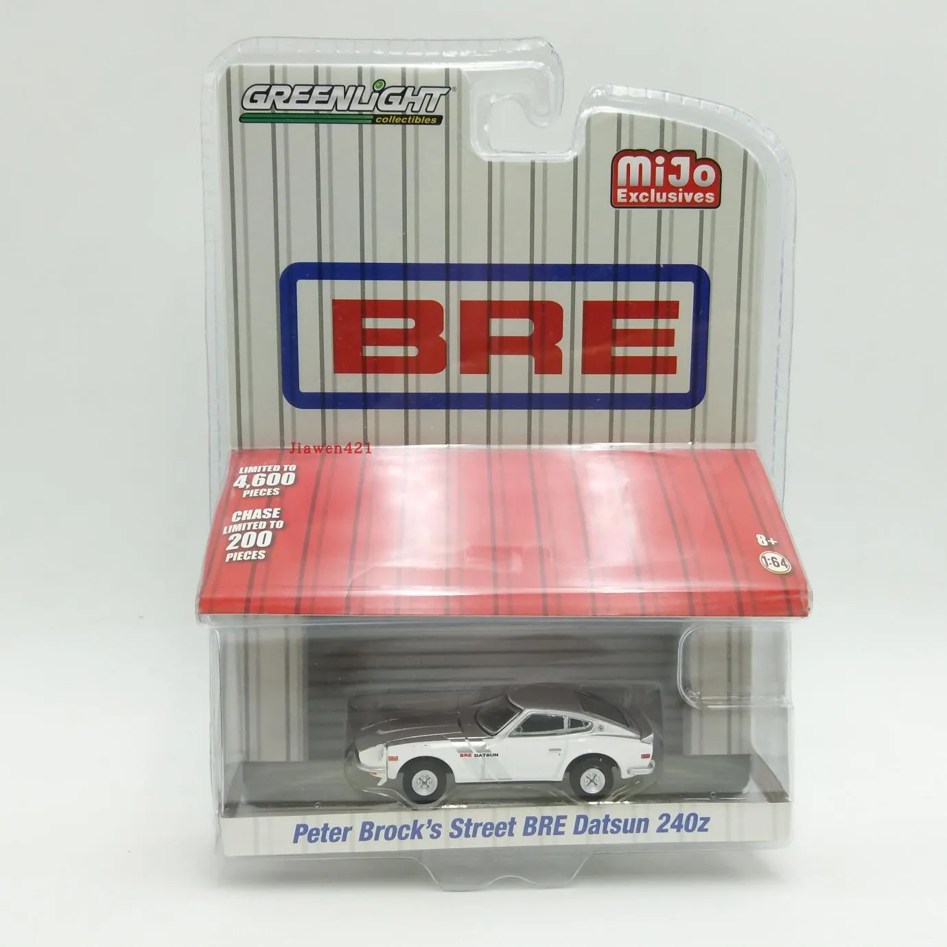 Зеленый свет 1: 64 Peter Brocks Street Datsun BRE 240Z сплав игрушки для детей литья под давлением