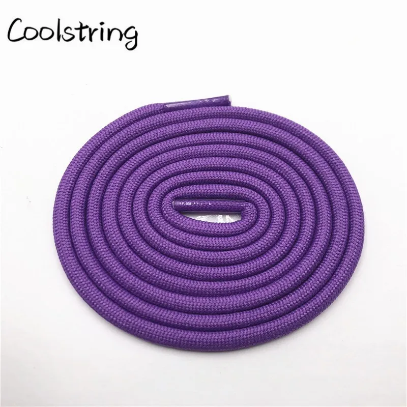 Coolstring, Новинка 0,5 см, круглые спортивные шнурки, толстый полиэстер, для пеших прогулок, для ботинок, для детей, мужские баскетбольные шнурки