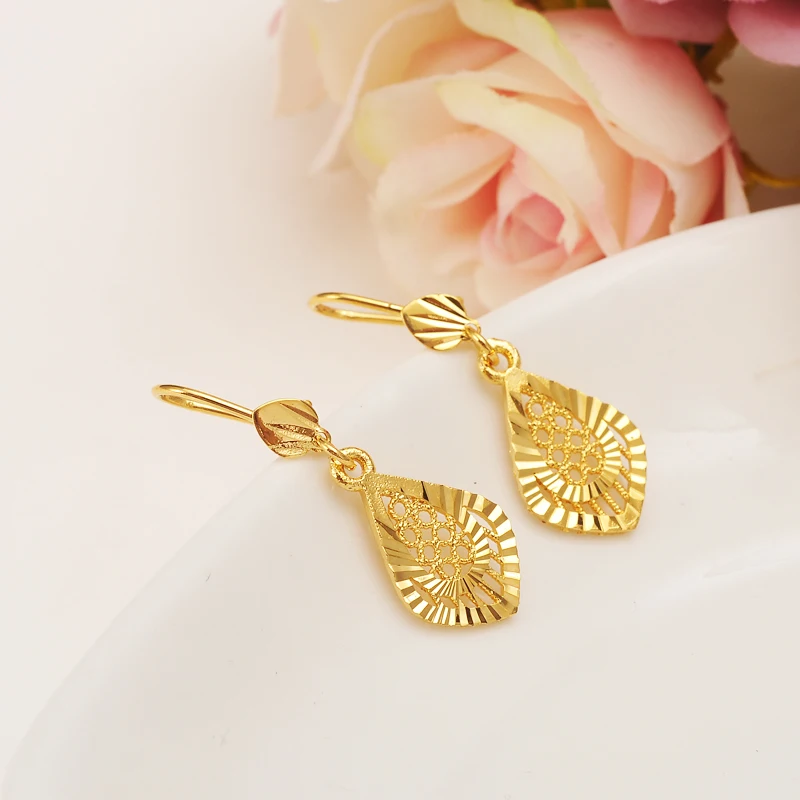 

Bangrui Light Gold Color N Earrings for Women's/Girls African Beautiful Earrings Ethiopian Jewelry,Nigeria Gift