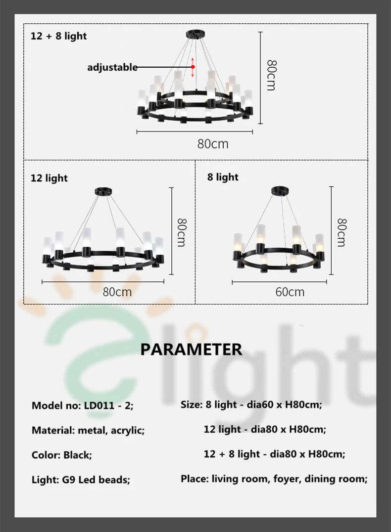 Американская RH Лофт ретро матовая черная металлическая люстра Lustre Luminaria G9 Светодиодная люстра освещение для фойе подвесная люстра
