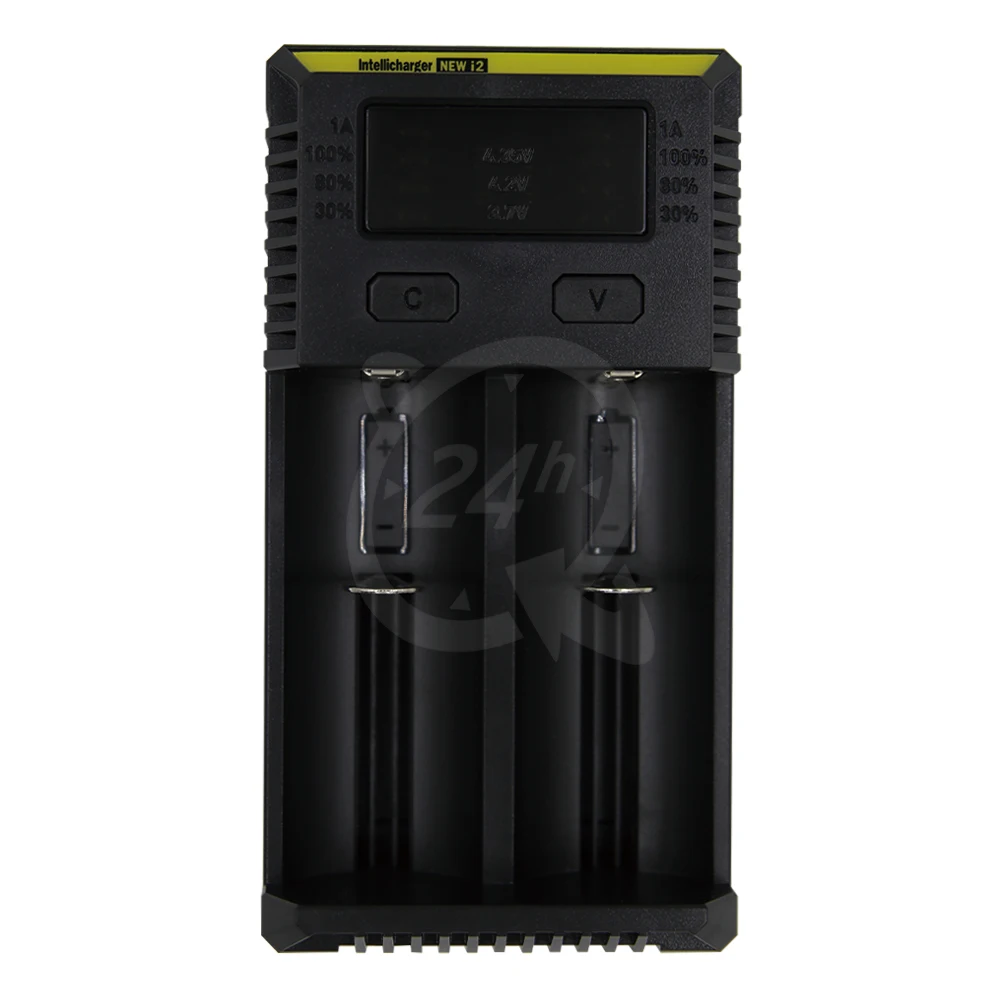 100% оригинал Nitecore Новый I2 Digi зарядное устройство LCD интеллектуальная схема Li Ion 18650