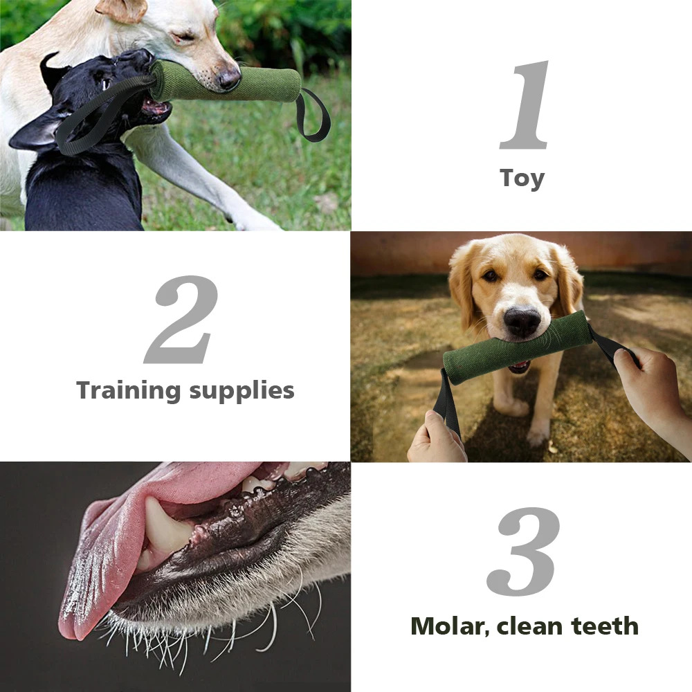 Интерактивная игрушка Strong Dog Jute Bite Schutzhund 2 ручки тренировочный инструмент для