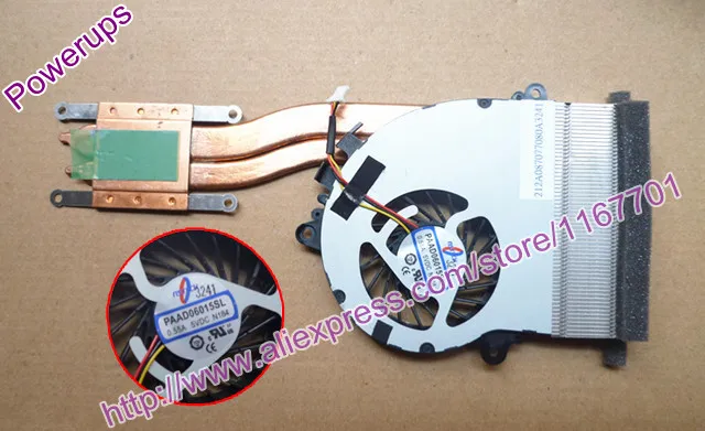 Новый оригинальный ноутбук/ноутбук радиатор охлаждения процессора и вентилятор