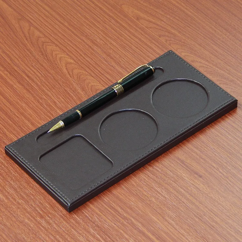 Черные коврики из искусственной кожи барная Подставка под посуду подставка для