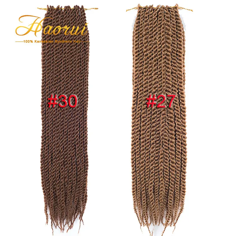 14&quot 18&quot 24roots/pc Havana Mambo Twist Crochet Hair Extensions Senegalese Braiding hair Kanekalon Braids |