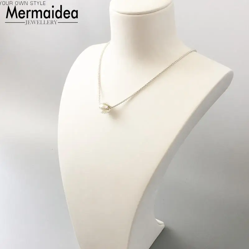Mother of Pearl Shell Charm Beads For Women Fit Bracelets DIY Fashion silver plated Jewelry Making Best Mother's Day Gift | Украшения и
