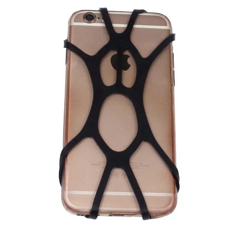 Фиксированный велосипедный держатель для телефона силиконовый ремешок байкеров