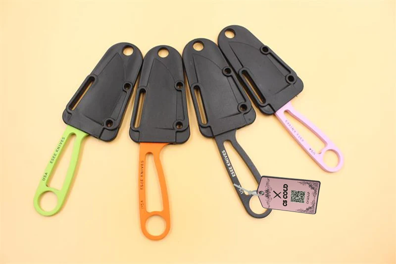 CS COLD небольшой прямой нож с фиксированным лезвием переносные уличные ножи для