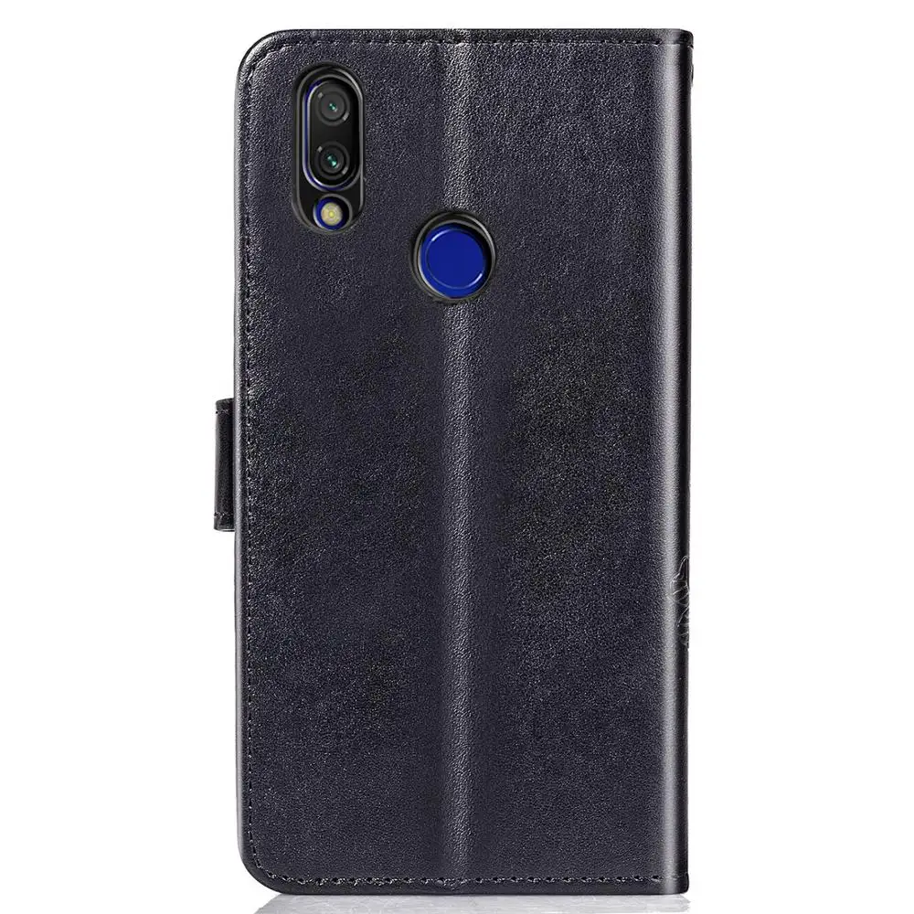 Роскошный флип кошелек из искусственной кожи для Xiaomi Redmi 7 чехол телефона с