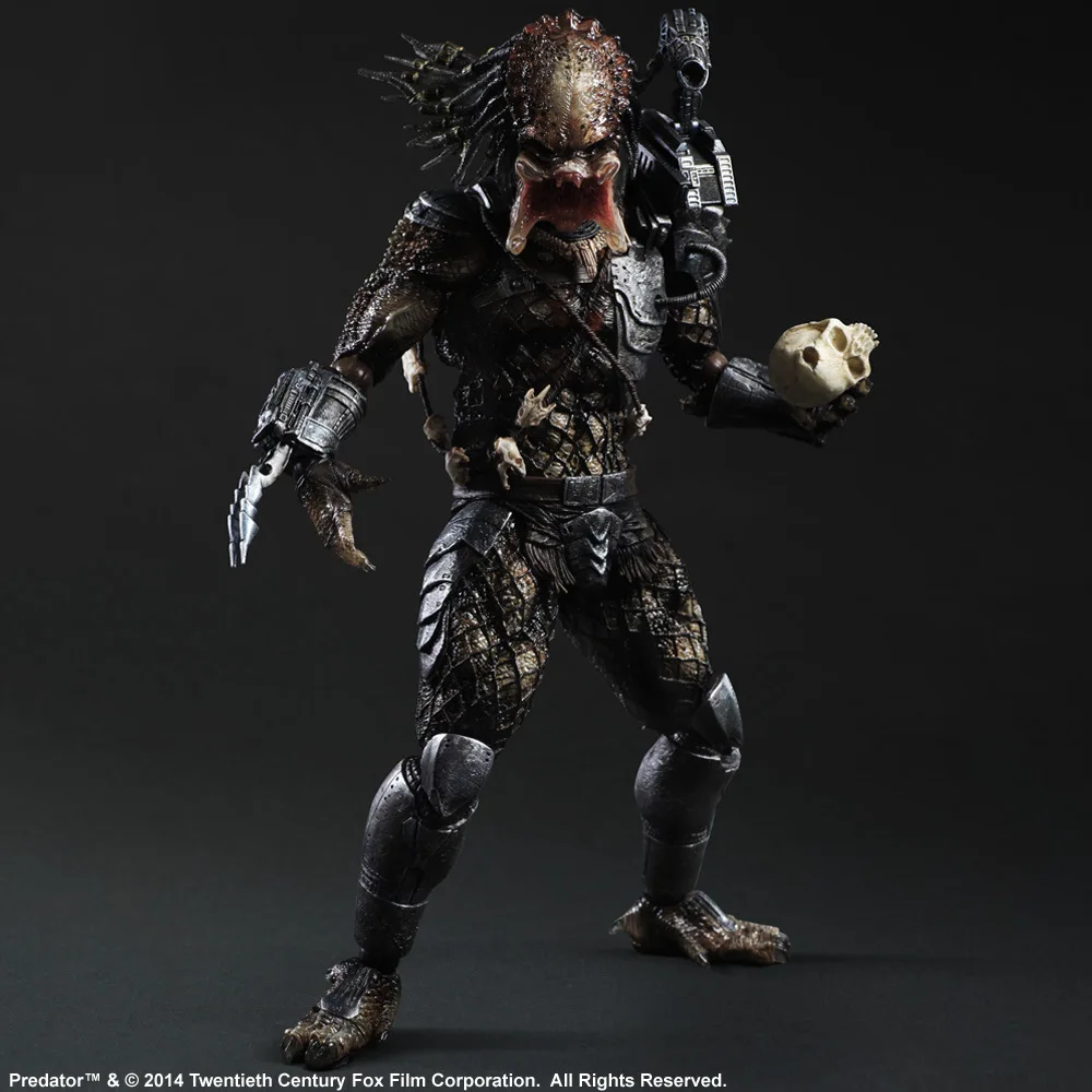 Huong фильм фигурка 27 см Alien Hunter Primevil Play Arts Kai Generation 2 Predator ПВХ коллекционная игрушка