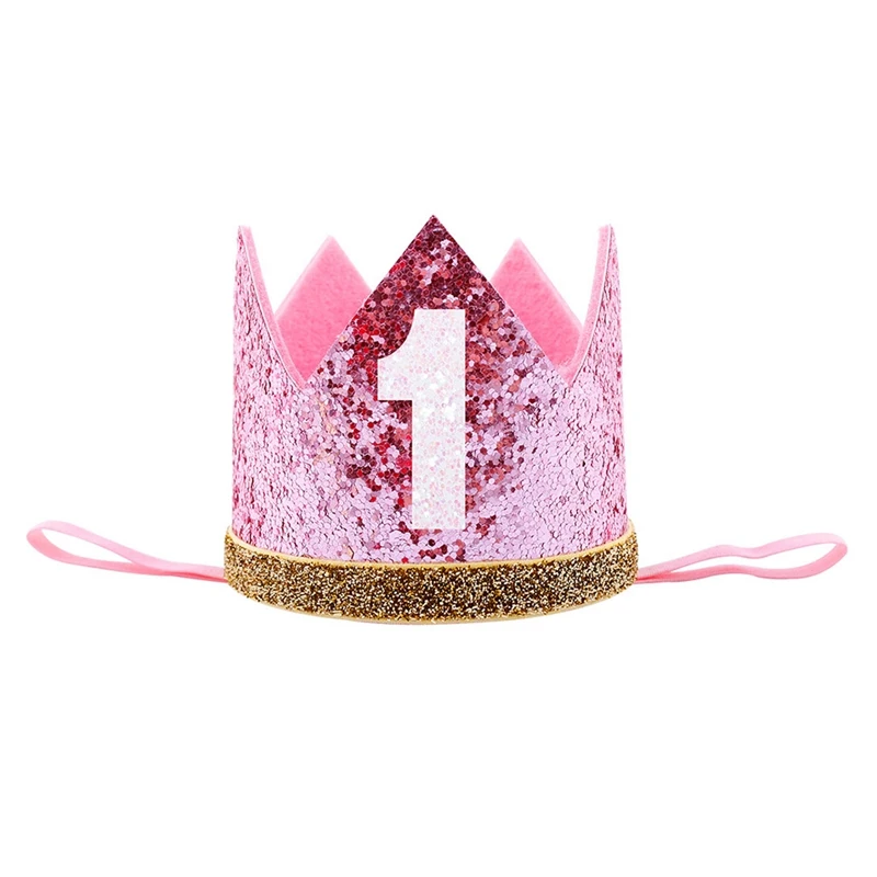 Счастливый первый шляпы для вечеринки по случаю Дня рождения декоративная