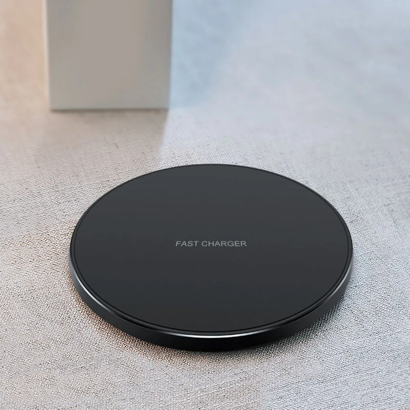 ES-CSW09-10 ESVNE 10 Вт Быстрое беспроводное зарядное устройство для iPhone X Xs MAX XR 8 USB Qi Беспроводное зарядное устройство для samsung Xiaomi huawei Беспроводная зарядка - Тип штекера: ES-CSW09-10