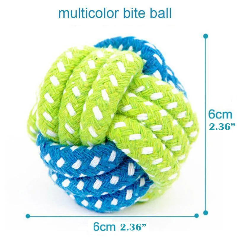 Хлопковые веревки для домашних животных 5 размеров нетоксичны цветные