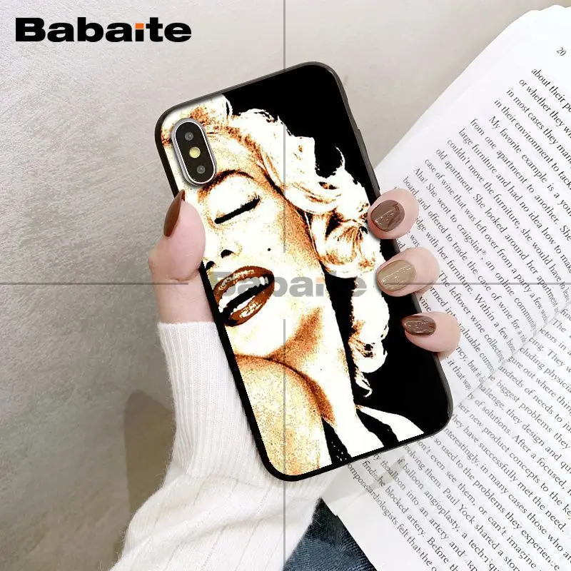 A8 Babaita Мэрилин Монро Роскошный Уникальный Дизайн чехол для телефона iPhone X XS MAX 6 6S 7 7plus 8 8Plus 5 5S XR 11 11pro 11promax - Цвет: A8